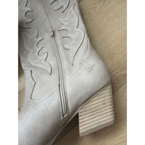 Dolce Vita Women's Karda Cowboy Western Boot in Taupe Size 9.5 - Picture 7 of 9